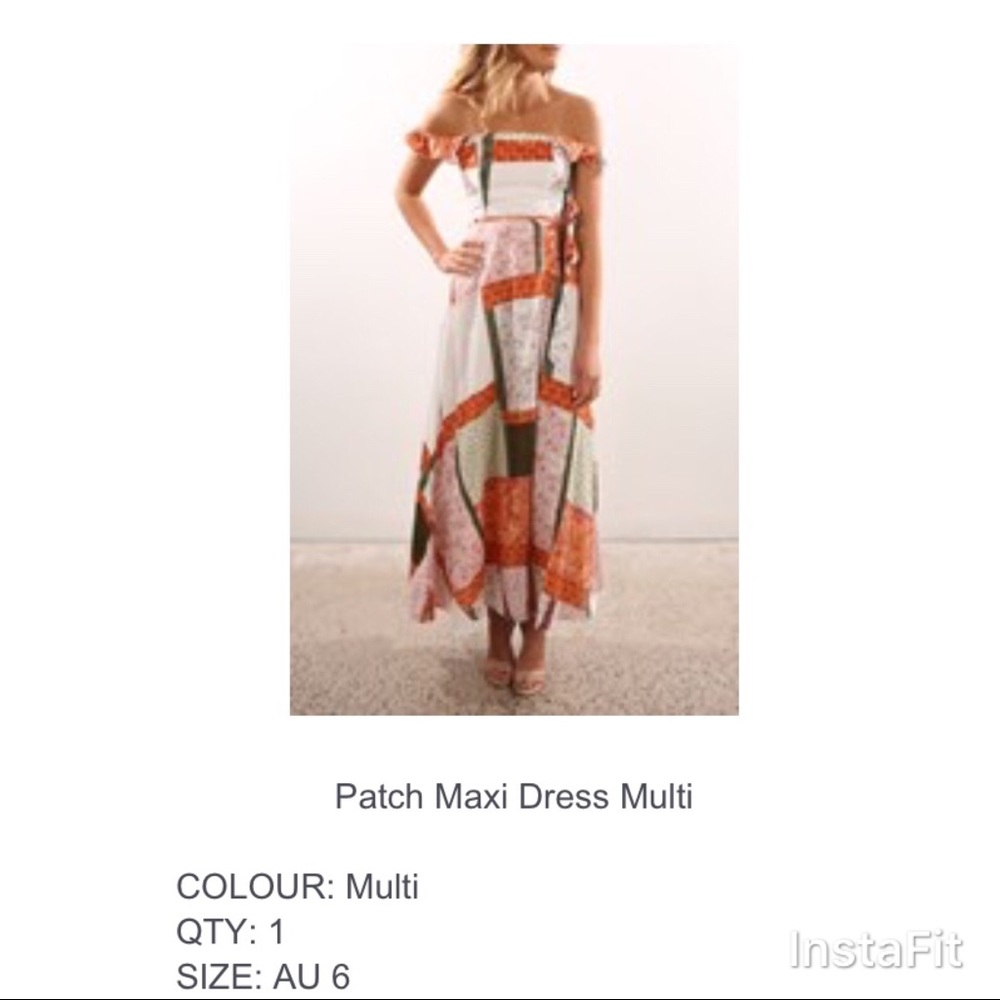 Patch Maxi Dress